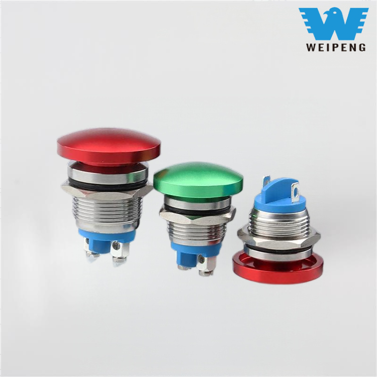 16/19/22 мм грибовидна металева кнопка скидання