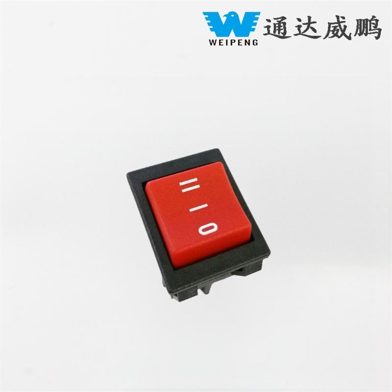 6-контактний 3-позиційний перемикач подвійного скидання на 16 А для сильного струму