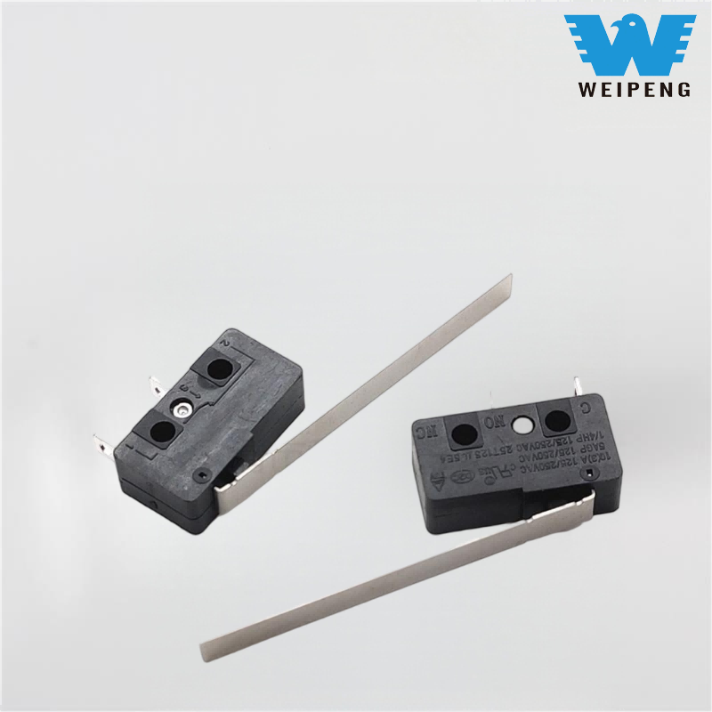 Кінцевий вимикач ходу з вигнутим важелем/ручкою/мідним роликом